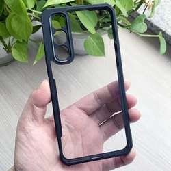 Xundd Custodia Posteriore Anti-Fall Trasparente Shockproof per Telefono