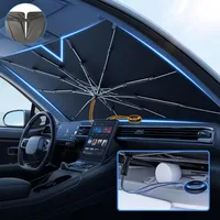 2024 Upgraded Car Windshield Sun Shade Umbrella Foldable Car Sunshade Front Window Cover for UV Ray Block & Sun Heat Protection 1