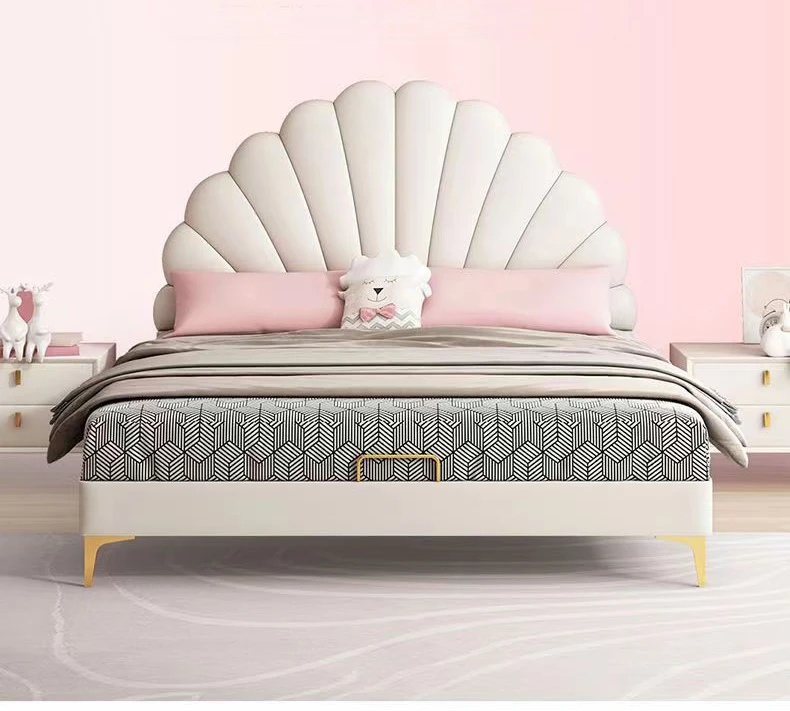 花びらシェル形状ベッドヘッドボードステッカー Cabecero Cama 120 150 