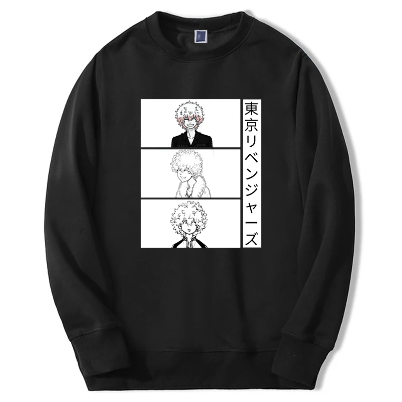

2023 Hot Anime Tokyo Revengers Hoodies Men Women Mikey Anime Graphic Sweatshirts Crewneck Fleece New Moletom Harajuku Pullover