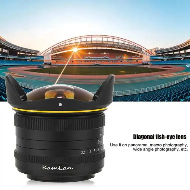 KamLan 8MM F3.0 Fisheye Lens APS-C MF Wide Angle For Fuji XF KamLan 8MM F3.0 Fisheye Lens APS-C MF Wide Angle For Fuji XF