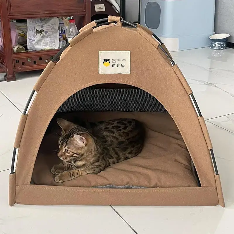

Cat kennel, kennel, pet tent, litter, mat, meow house, kitten, cattery, can be dismantled and washed, four seasons, universal, s