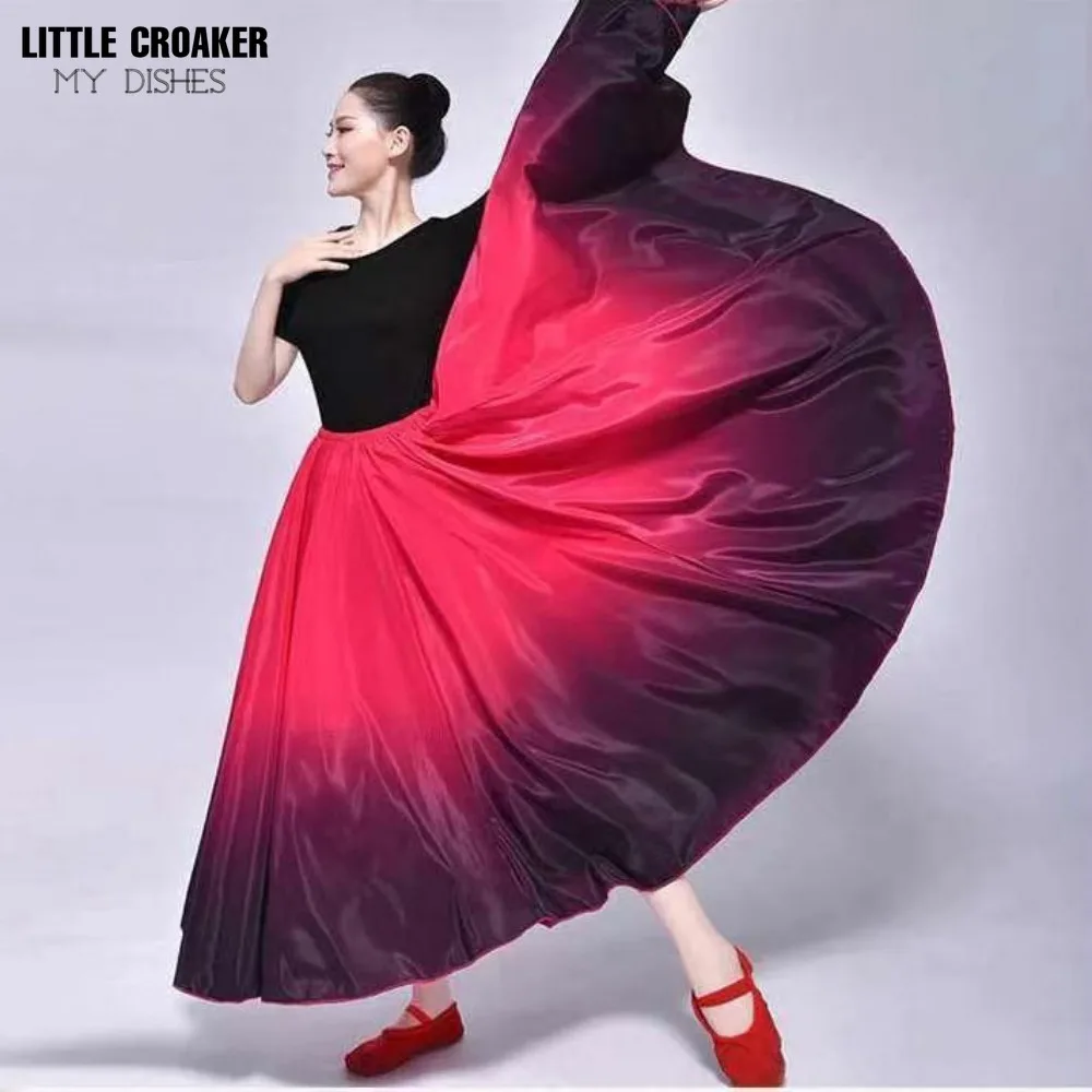 Spain Flamenco Dance Performer Dresses for Women Stage Performance Dancing Skirts 360/540/720 Degree Costumes Female Vestido women flamenco dresses