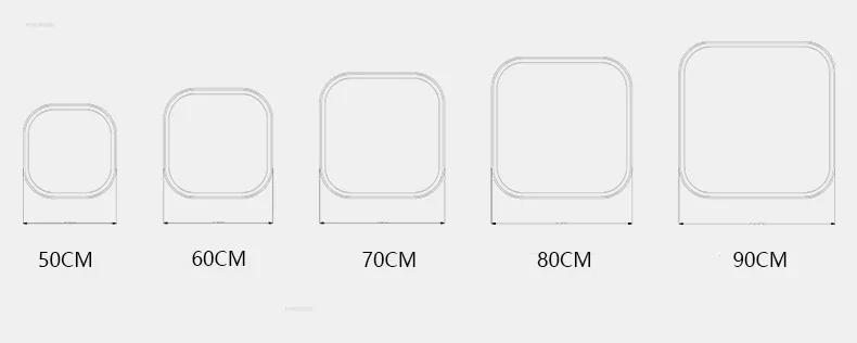 Description Picture 2 of itemModern Wall-mounted Mirror for Dressing Table Rounded Corner Glass Touch Screen Bath Mirrors Light Luxury Mirrors for Bedroom