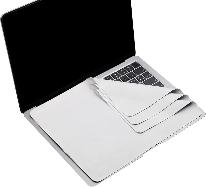Microfiber Screen and Keyboard Cleaning Cloth with Imprint Protection