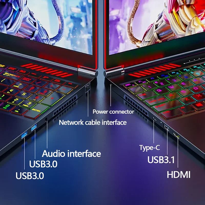 Intel Core i9-12900H 16.1 inch Gaming Laptop RTX4060 8G Win 11 64GB DDR5 4TB SSD 14 Cores 20 Threads 5.0GHz designer Notebook 6