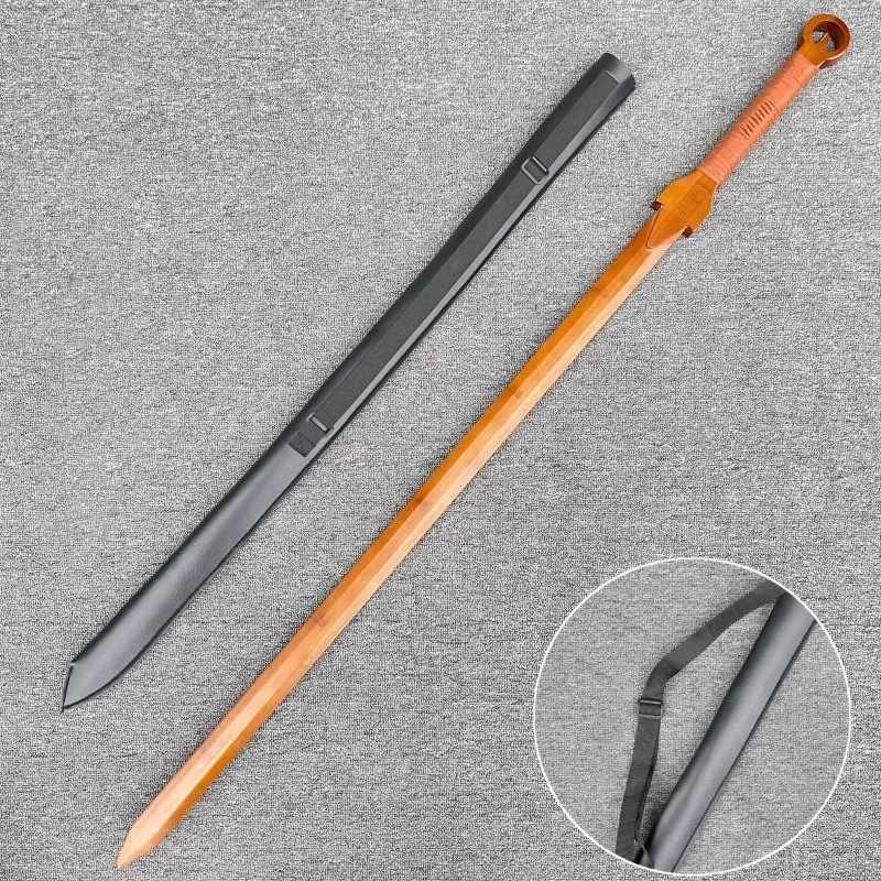 Special Price Two Handed Wooden Swords Chinese Long Swords Miao Dao