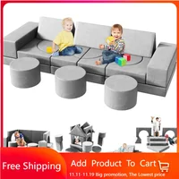 Modular  Play Couch, 20PCS Kids Modular Couch for 4 ,  Couch for Playroom, Modular Kids Couch for Boys and Girls 1
