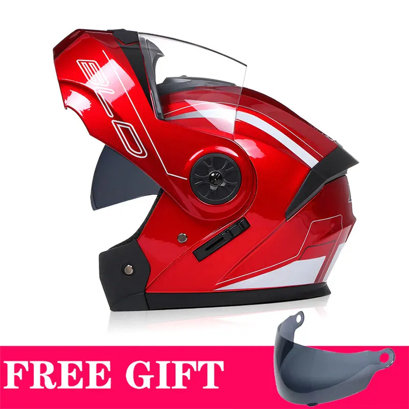 

DOT Approved ECE Personalised Motorcycle Flip Up Helmet Men Women Safety Downhill Motocross Racing Modular Full Face Casco Moto