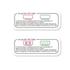 10Pcs High Quality Light Ultraviolet Sterilization Test Cards UVA UVC Test Cards Light Wavelength Indicator Cards 3
