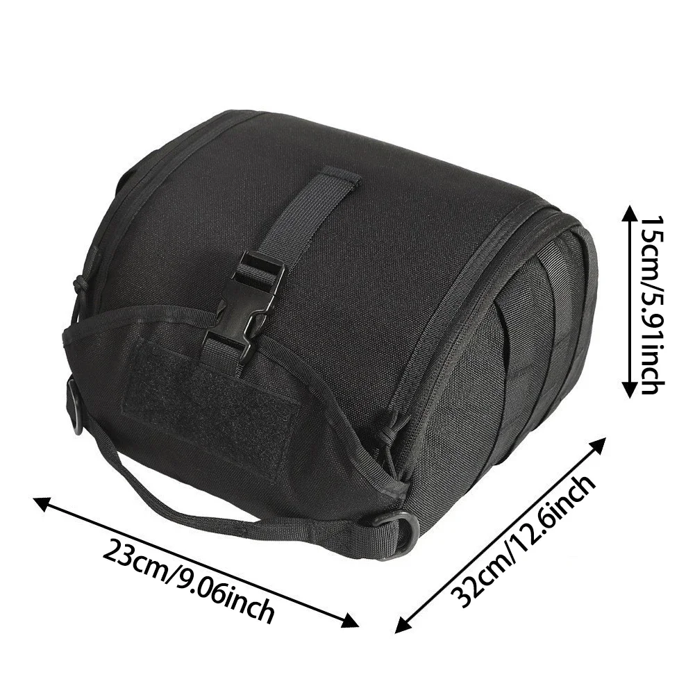 1Pc Tactical Helmet Bag Pack Multi-Purpose Molle Storage Carrying Pouch for Sports Hunting Shooting Combat Helmets