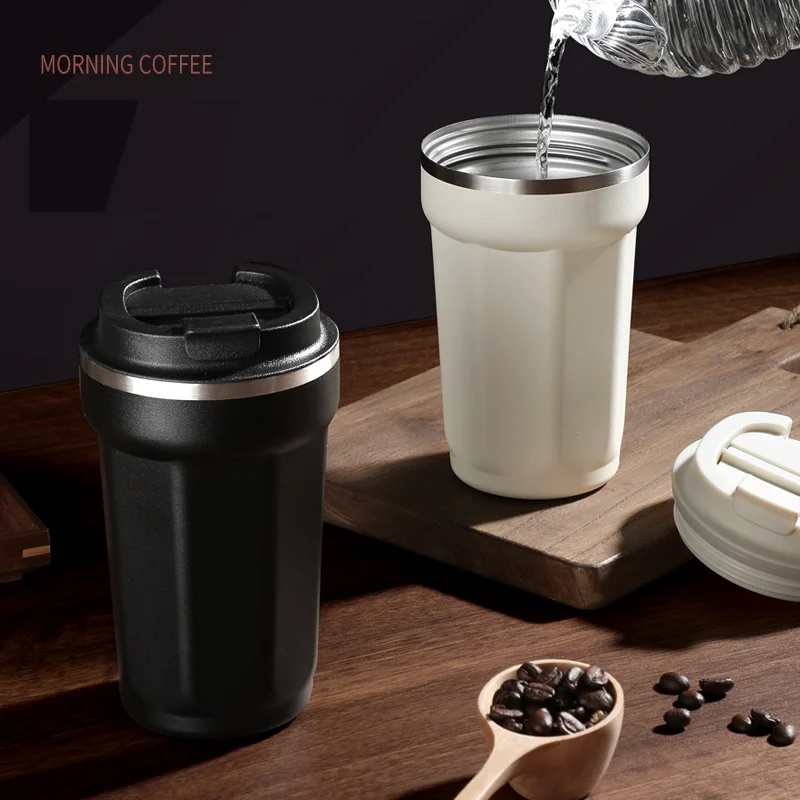 Durable double wall vacuum flask mug