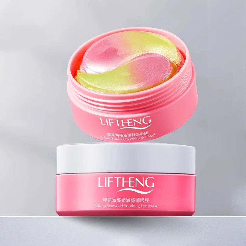 Collagen Eye Mask 60pcs/box Seaweed Sakura for Anti-Dark Circles