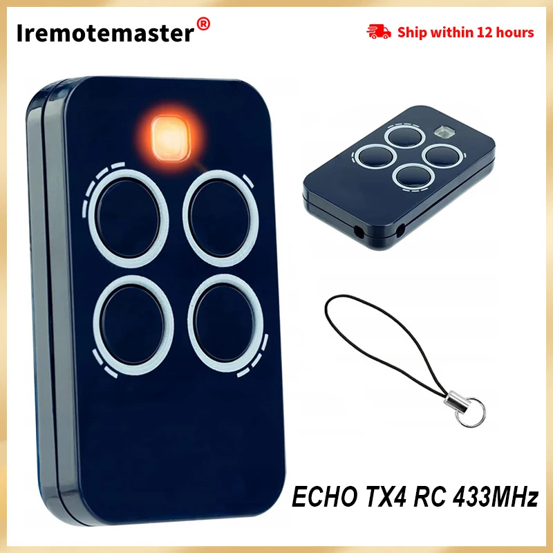 

Remote Control Compatible With ECHO TX2 RC ECHO TX4 RC 433MHz Rolling Code