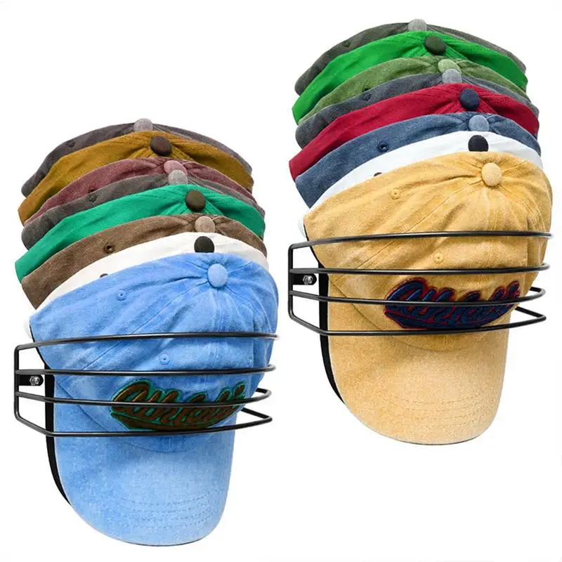 Hat Holder Wall Curved Shaped Cap Holder Organizer Baseball Cap Holder Over The Door Hat Rack Hold Up To 30 Hats Hat Racks