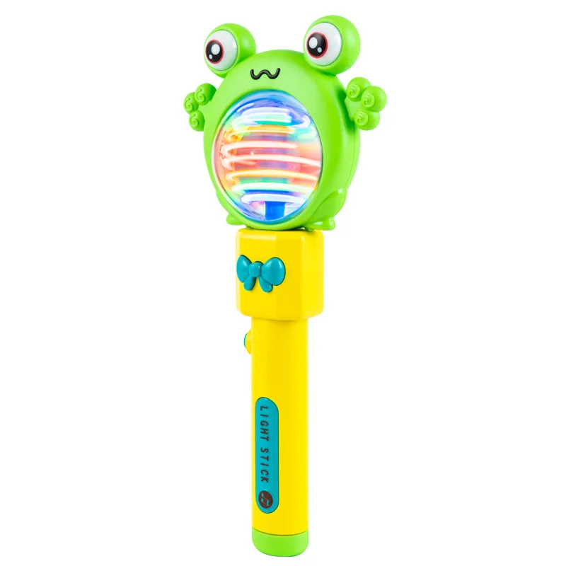 

New Cartoon Cute Frog Rabbit Light-emitting Magic Wand Toy Children Music Wand Soft Rubber Ears Music Wand Magic Wand Baby Toys