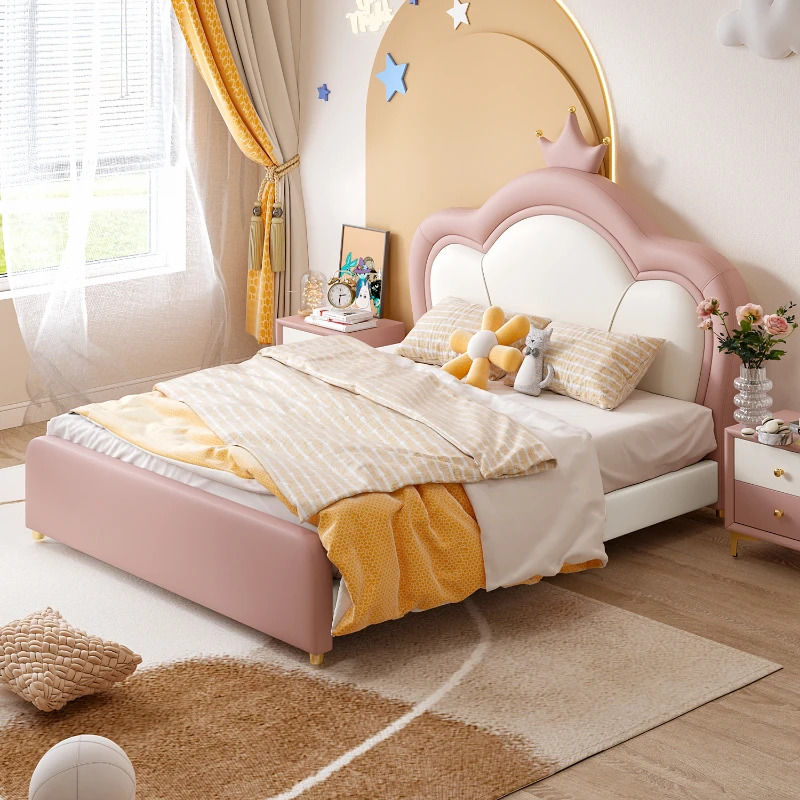 Aesthetic Teenage Children Beds Nightstands Nordic Lounge Frame Deluxe Children Beds Girls Fluffy Lit Cabane Enfant Decorations