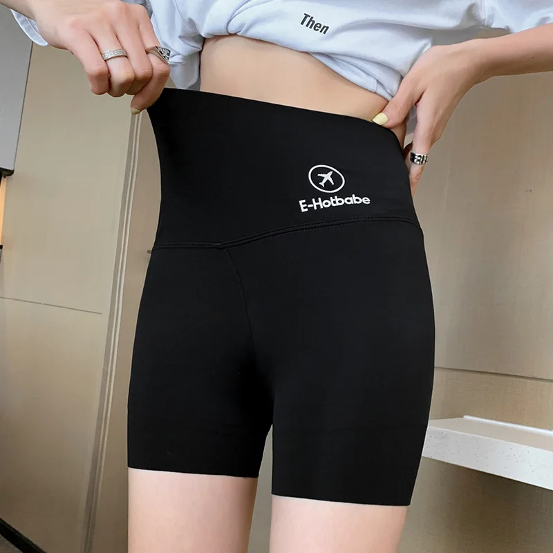 Woman Summer Open Crotch Sexy Leggings Gym High Rise Breathable Hot Pants Sport Outdoor Sex Clubwear Crotchless Short Trousers