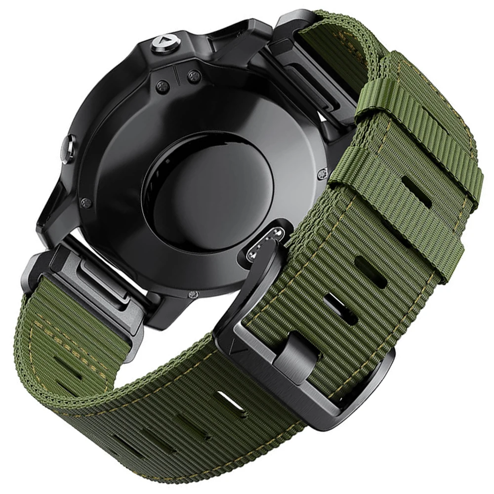 Nylon Quick Fit Sport Watch Band - 22mm/26mm Adjustable Strap