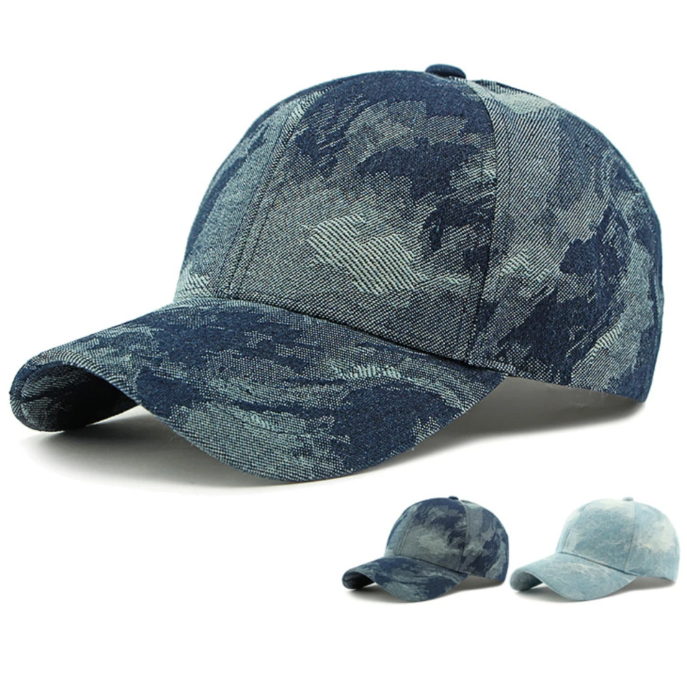 HT4754 Baseballkappe, neue Frühlings-Herbst-Denim-Kappen für Männer und Frauen, 6 Panels, Baumwolle, Baseballmütze, männlich, weiblich, verstellbare Hysteresenkappe