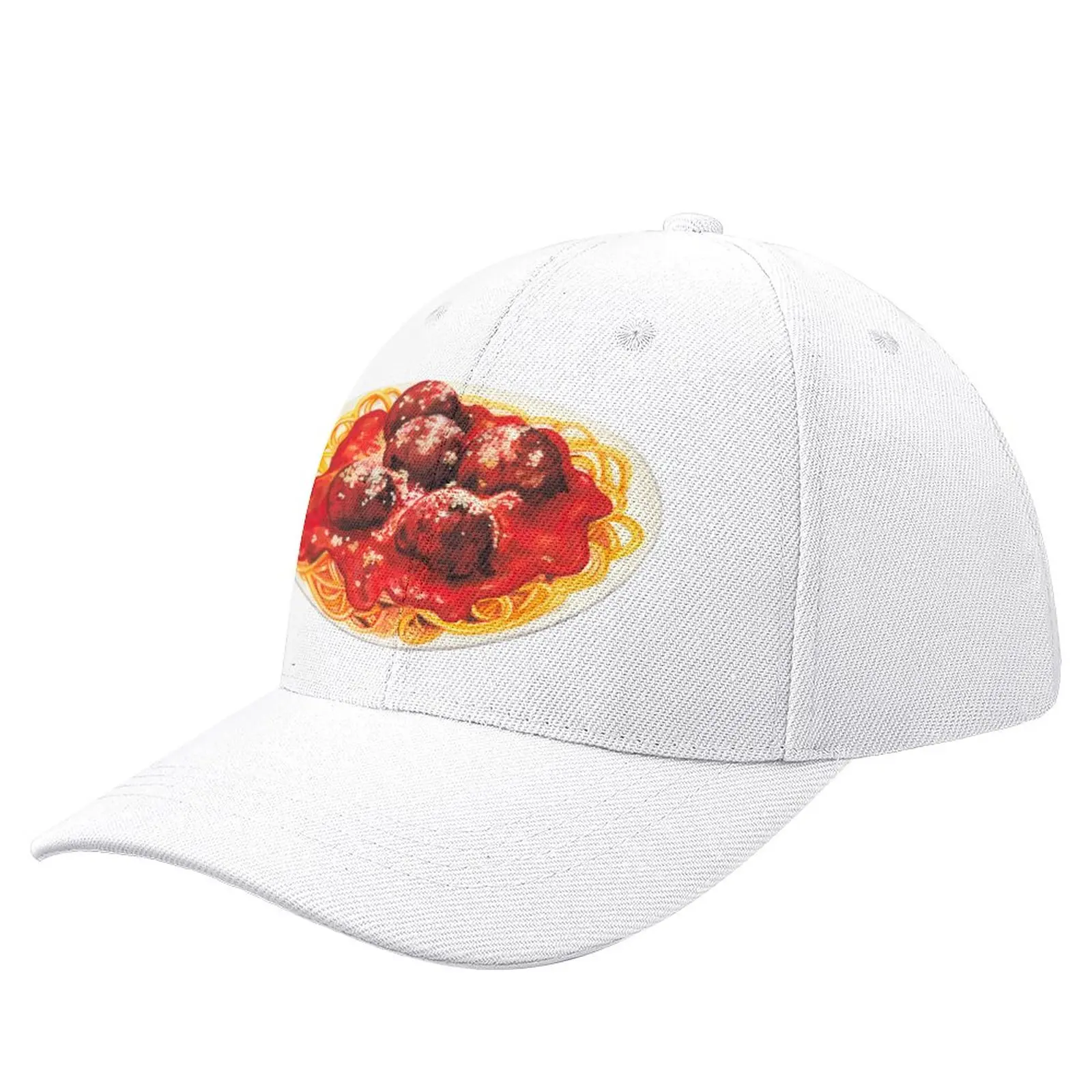 

Spaghetti & Meatball Pattern - Black Baseball Cap hiking hat Snapback Cap Baseball Cap Men Women'S
