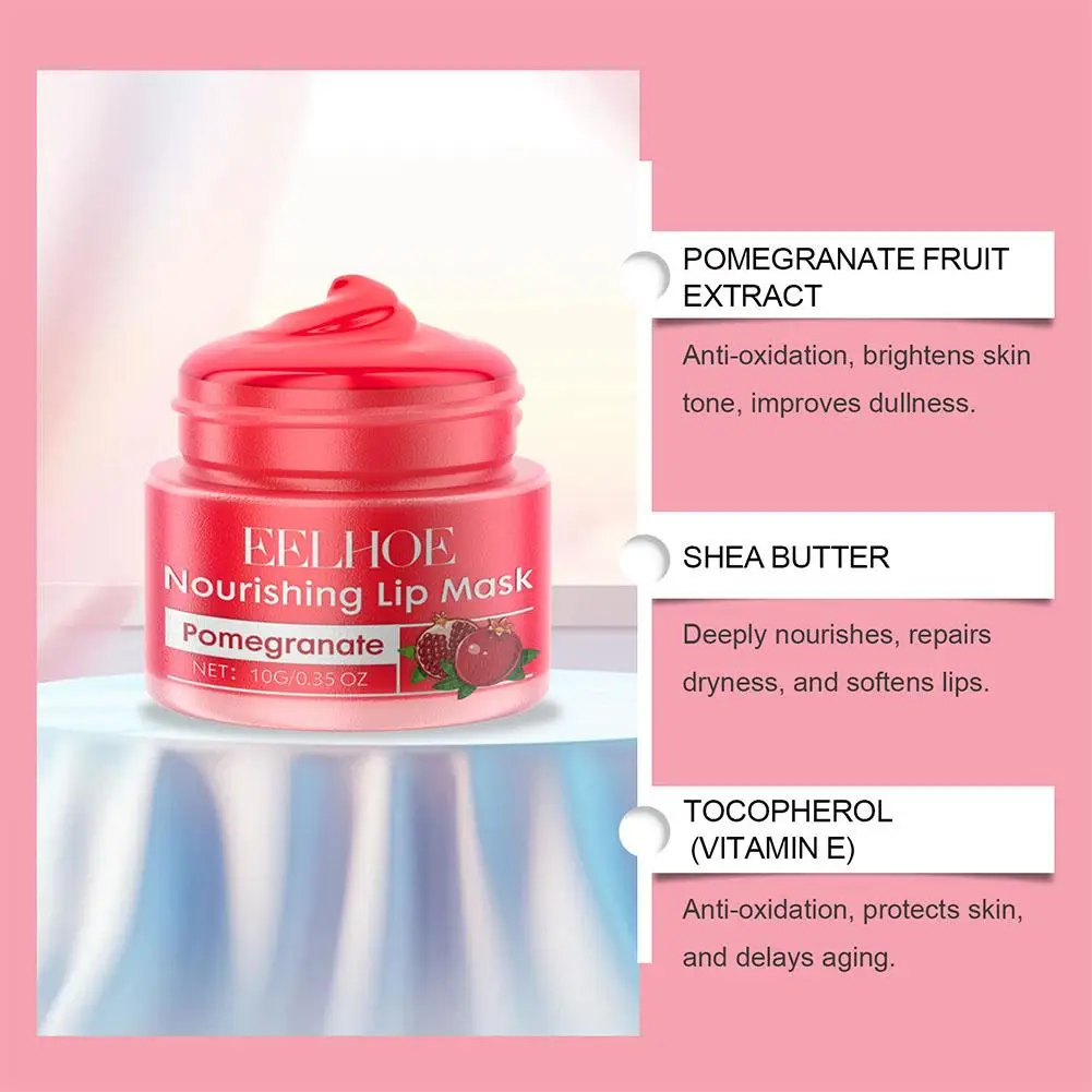 Red Pomegranate Lipstick For Women Hydrating Lipstick Glossy Moisture Lip Gloss Sheer Coverage Long Lasting Lip Balm For Dry Lip 6