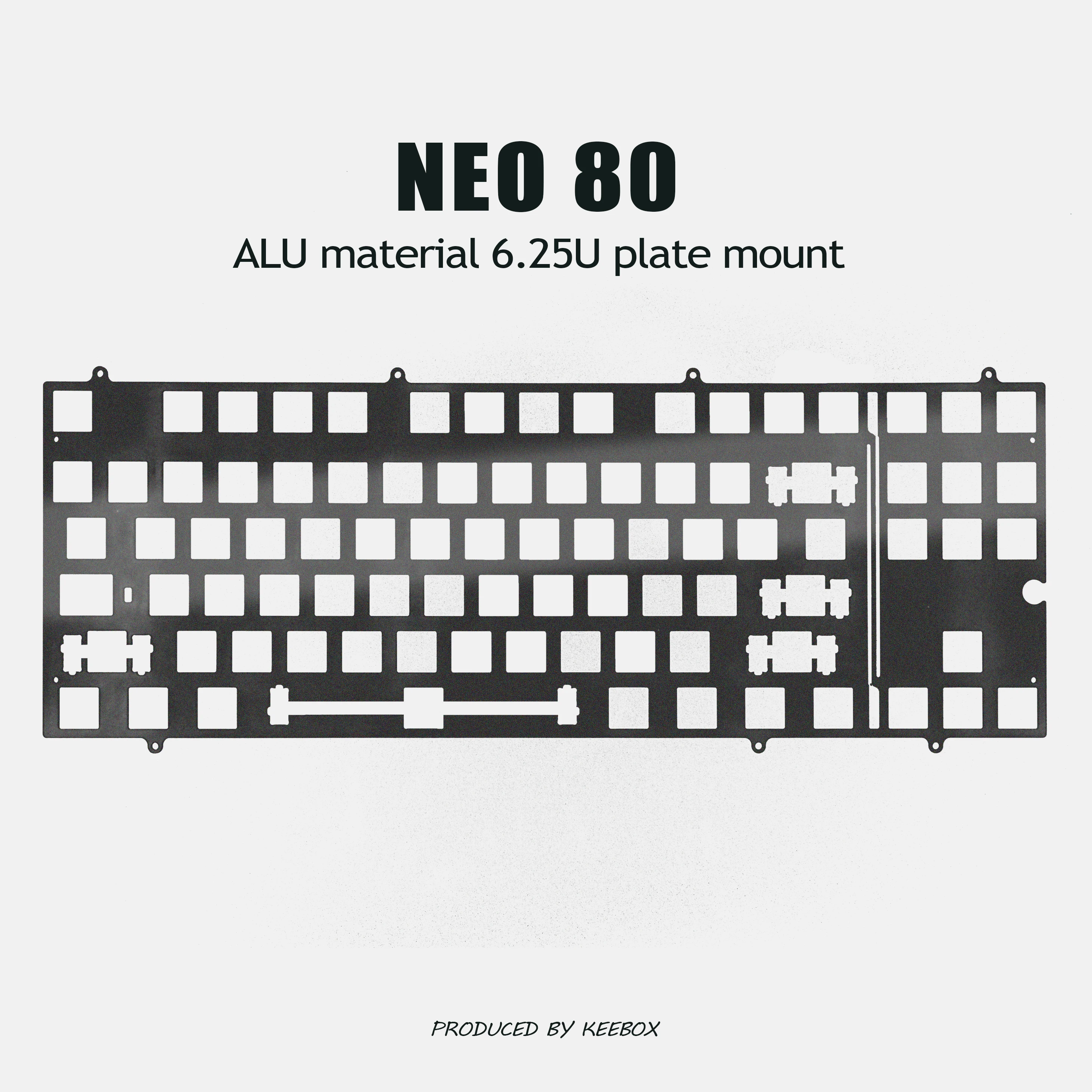 Keebox Neo80 Mechanical Keyboard Kit Positioning Plate