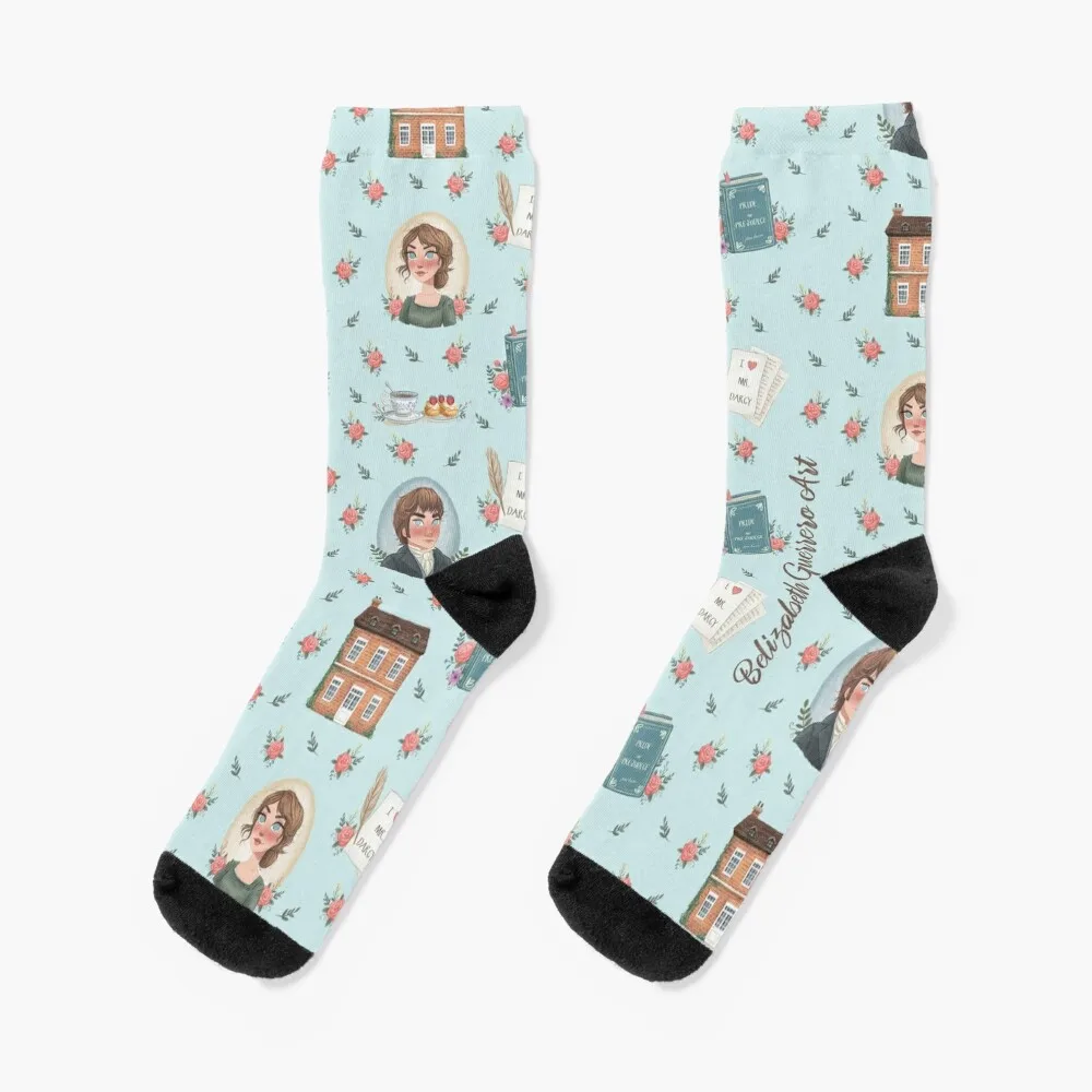 Pride and Prejudice - Jane Austen Inspiration Socks Sock women hiphop retro