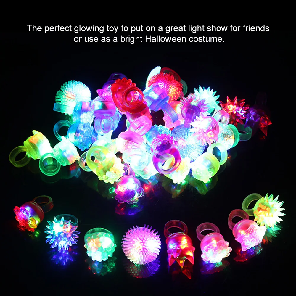 77 Pcs Christmas Glow in the Dark Party Favors, Led Light Up Party Supplies  with Finger Lights, Light Up Glasses, Glow Bracelets, Neon Hairpins and