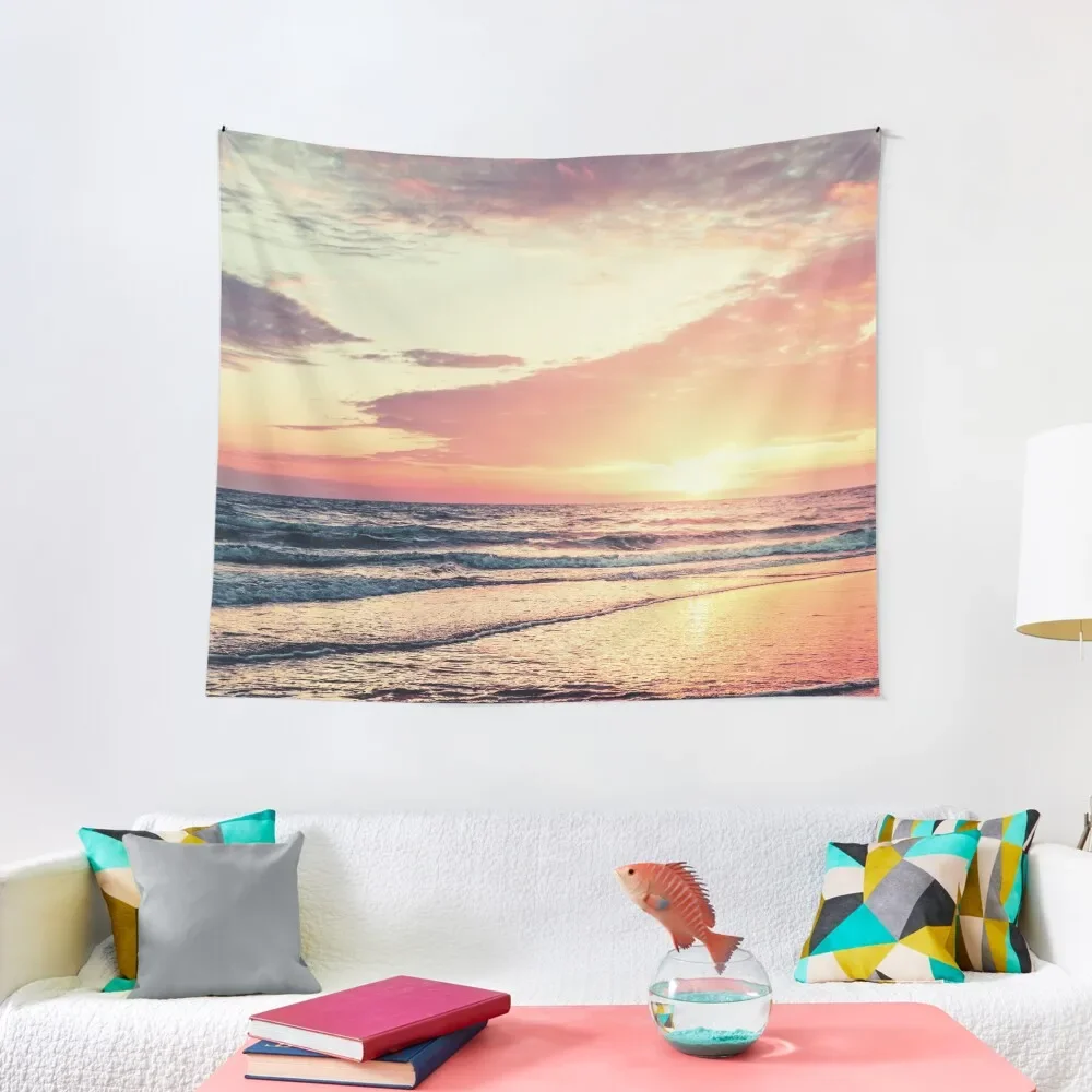 

sunset in the beach Tapestry Decorative Wall Murals Wall Tapestries Wallpapers Home Decor Tapestry