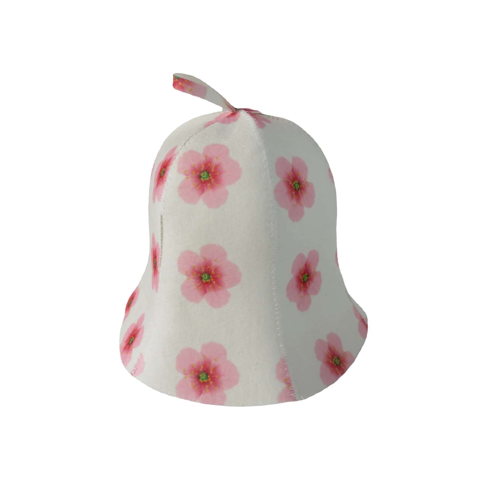 Pure Wool Felt Sauna Hat Russian Banya Cap Embroidered for Shower House Head Protection Sauna Vaporarium Accessories