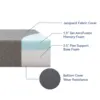 Hcore Folding Mattress, 4 Inch Foldable Memory Foam Mattress with Bag, Portable Mattress Topper for Floor, Camping, Guest 4