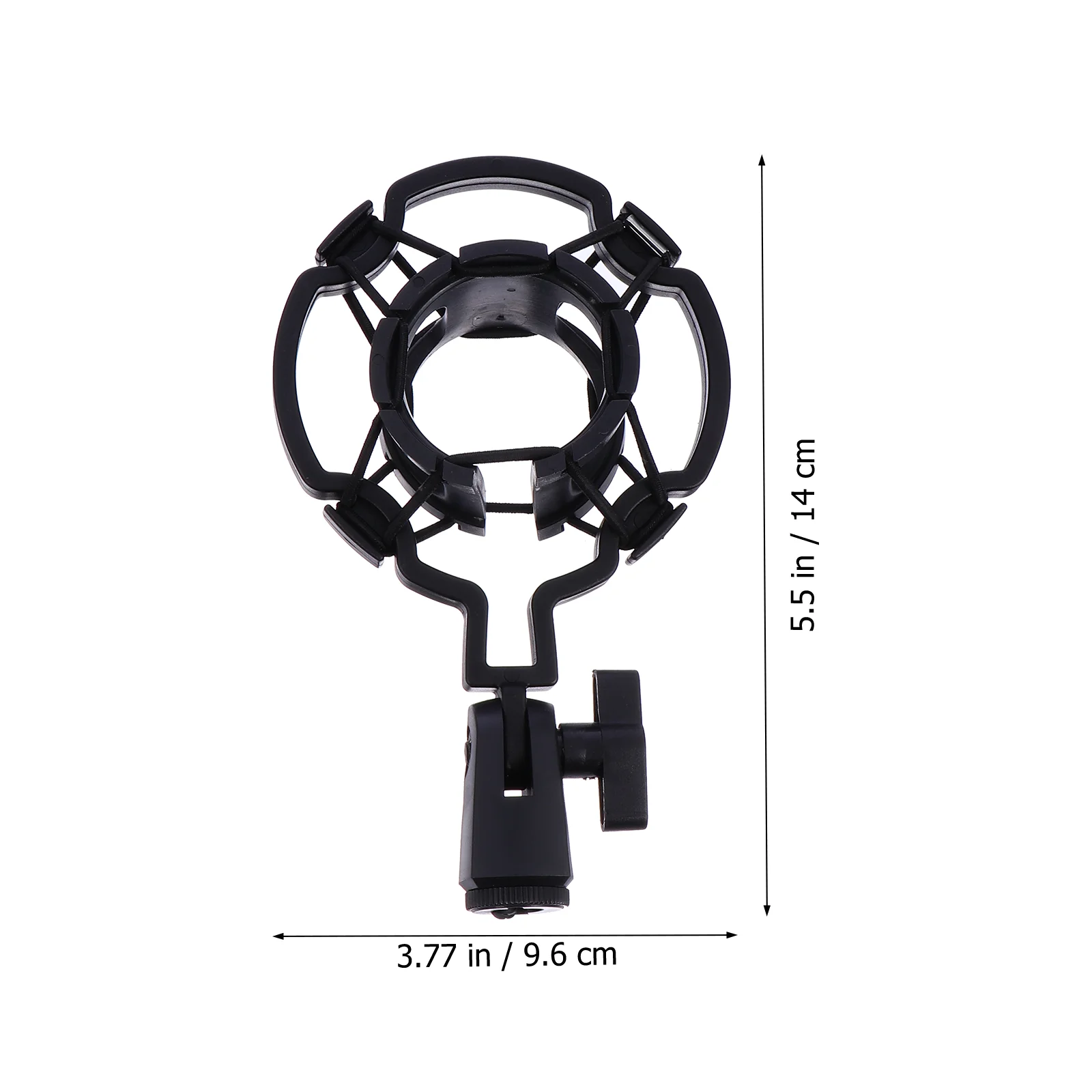 Microphone Mount Black Mic Holder Anti Vibration Spider Suspension Mount Bracket for Recording Condenser Microphones microphone mount clamp microphone shock mount