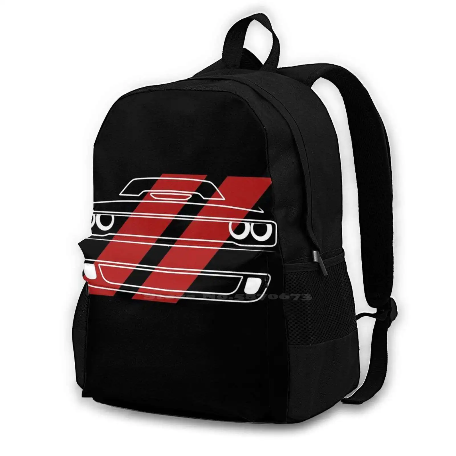

Dodge Challenger Backpack For Student School Laptop Travel Bag Car Motorsport Drift Drifting Race Racing Muscle Car Usa America