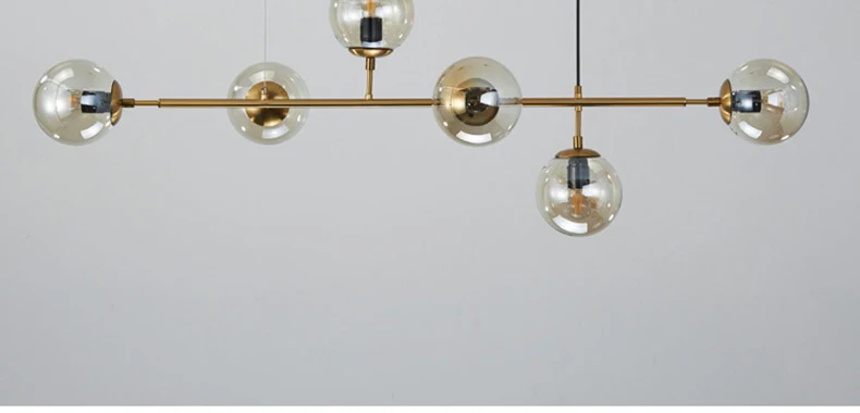 bathroom pendant lighting Nordic Glass Ball Chandelier Retro Bubble Chandelier Modern LOFT Dining Room Chandelier Home Decor Hanging Gloss Chandelier bathroom pendant lighting