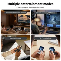Console de jeu portable Anbernic RG Rotate avec écran rotatif IPS de 3,5 pouces, lecteur de jeux Android portable, prend en charge le streaming AI WIFI, cadeau 3