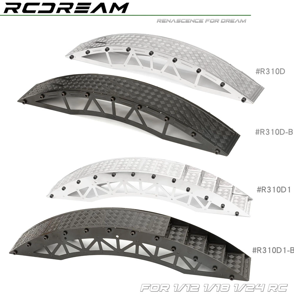 Rampe Obstacles Voiture RC 1/18 1/24 Pont Acier Inoxydable