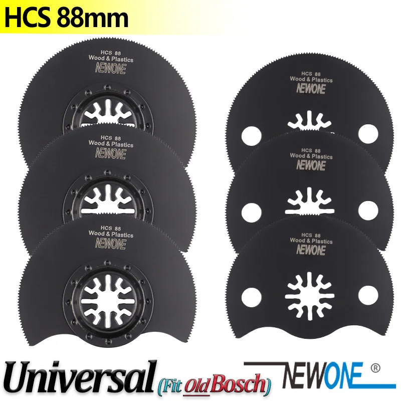NEWONE Carbide Semicircle Flat Sheet Oscillating Multitool Blade For