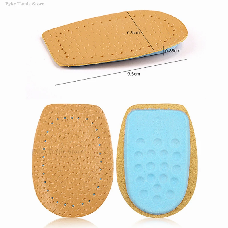 Shoe Insoles Heel Patch Insole Heel Insoles Heel Cushion Insole Latex Leather Heel Insoles Pads Thickened Shock-absorbing