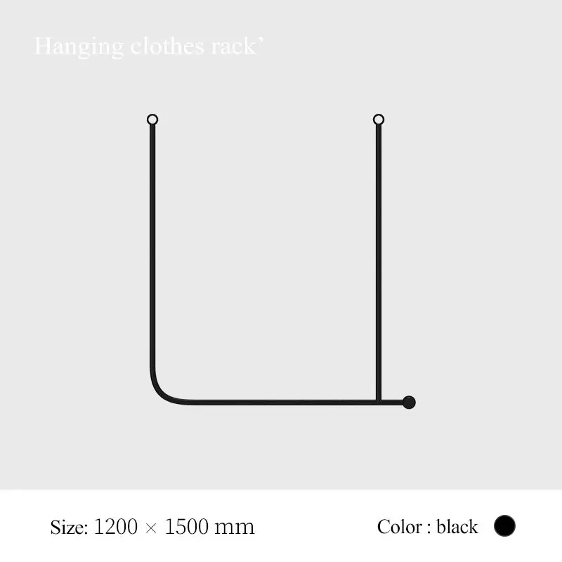 Wall Hanger Coat Rack Creative Simple Design Shop Coat Hat Rack Household Hanger Living Room Bedroom Hanging Clothes Drying