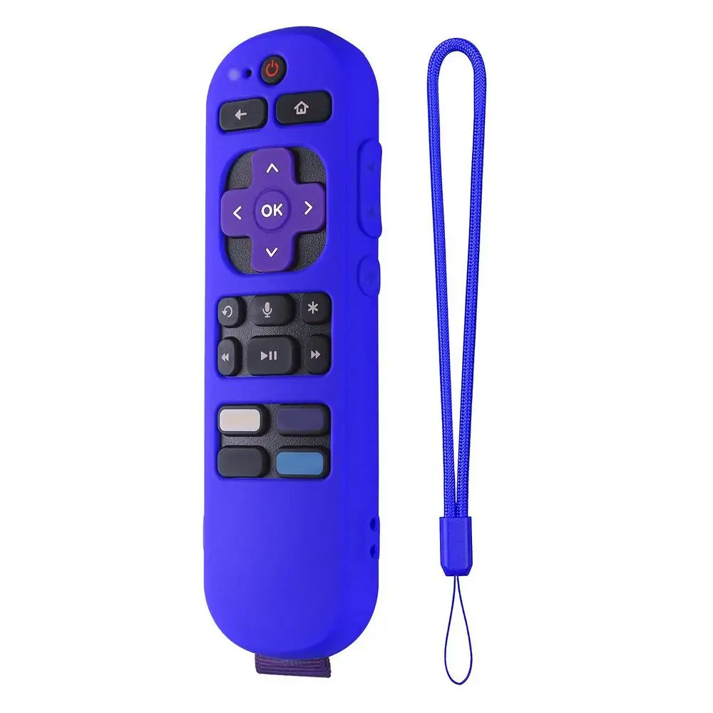 Silicone Protective Case for Roku Remote - Shockproof & Washable Sleeve