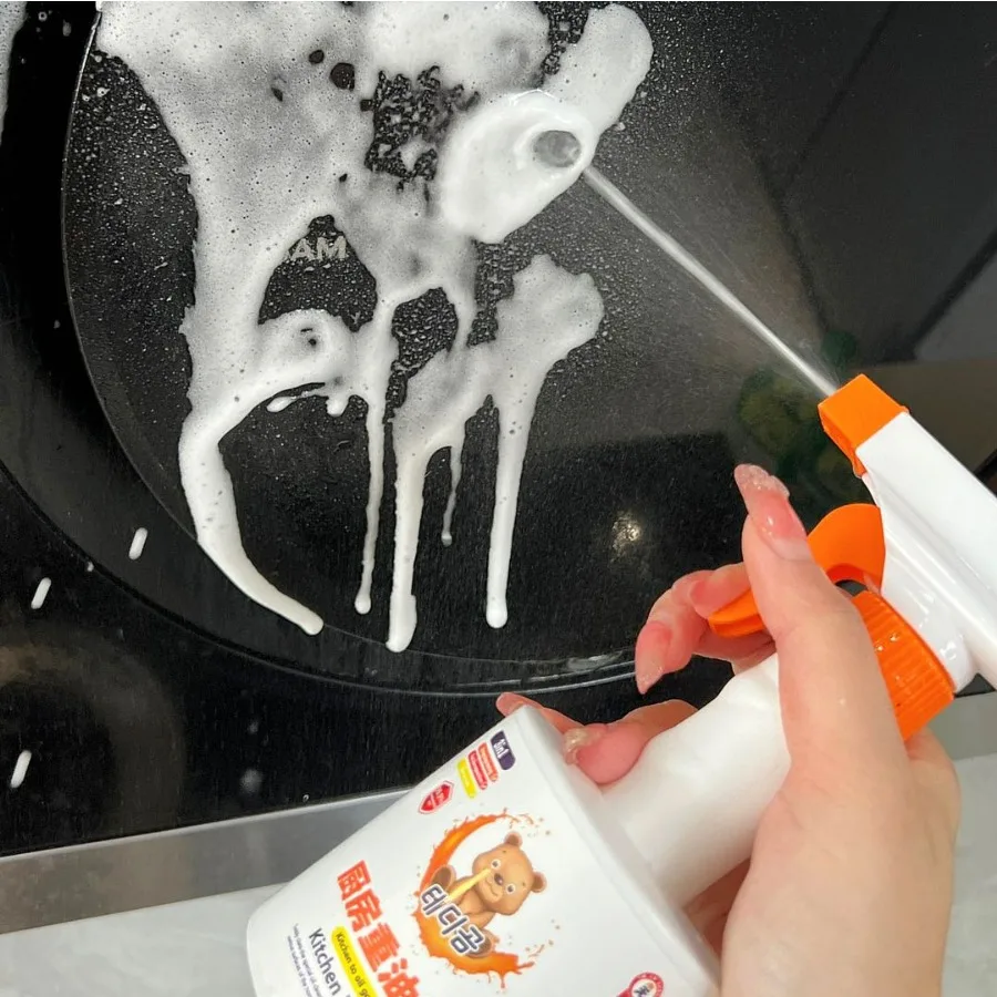 Oil clean kitchen heavy oil strong cleaner range hood cleaning agent Oil fume agent artifact oil removal