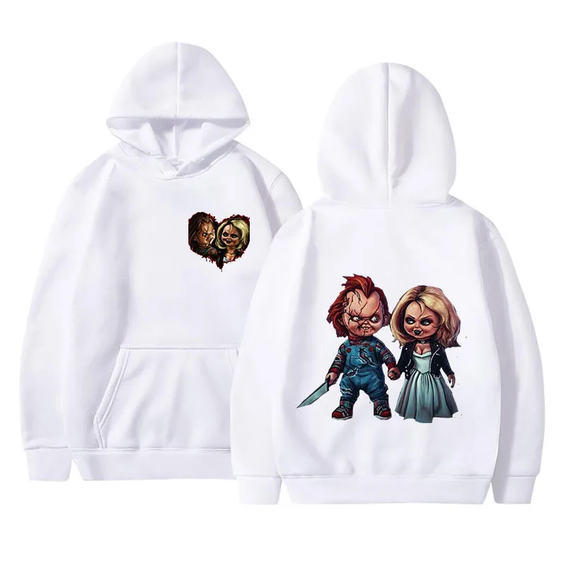 thumbnail image 1 of Película de terror juego infantil Chucky sudaderas con capucha Harajuku ropa informal estilo Hip Hop hombres mujeres Otoño Invierno Sudadera con capucha pulóver Tops, 1 of 5