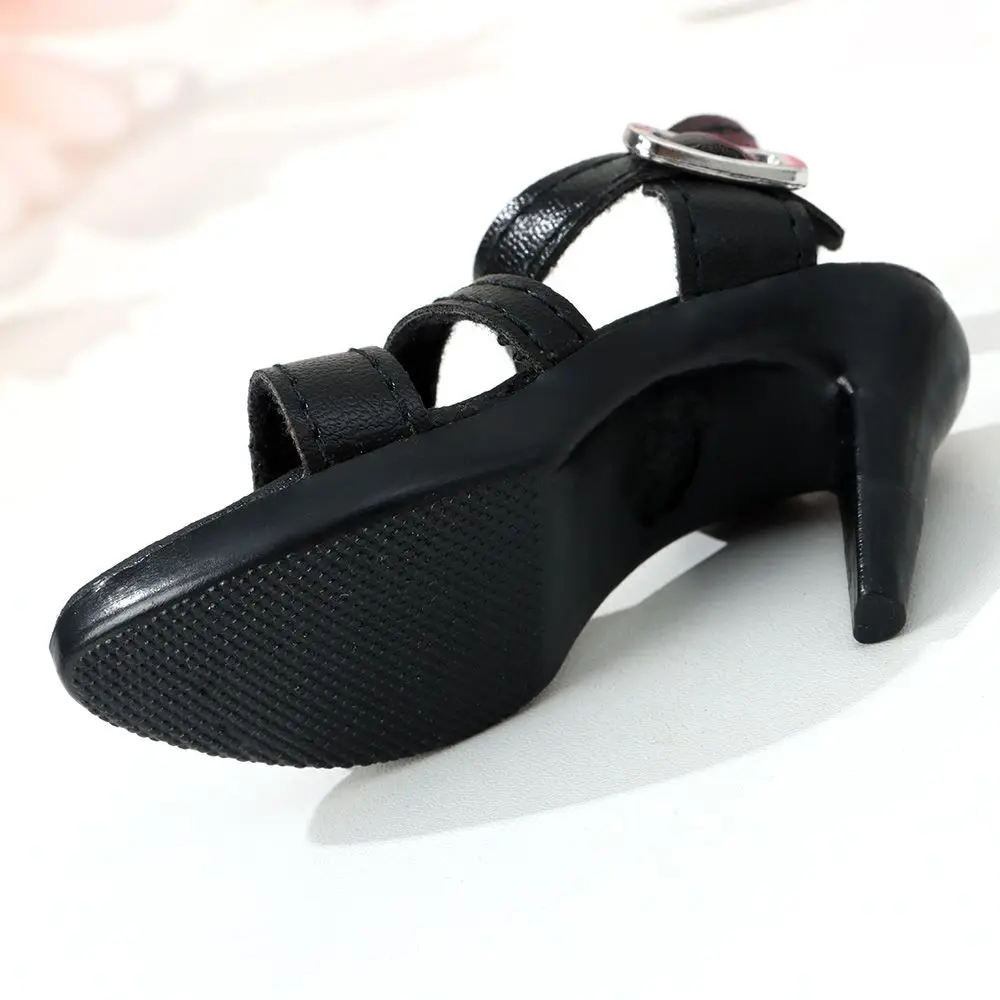1/3 7,8 cm Modepuppe High Heel Schuhe PU-Leder mit verschiedenen Farben Geeignet für 60 cm Puppe mit Stiefeln Schuhe Puppe – Detail 5