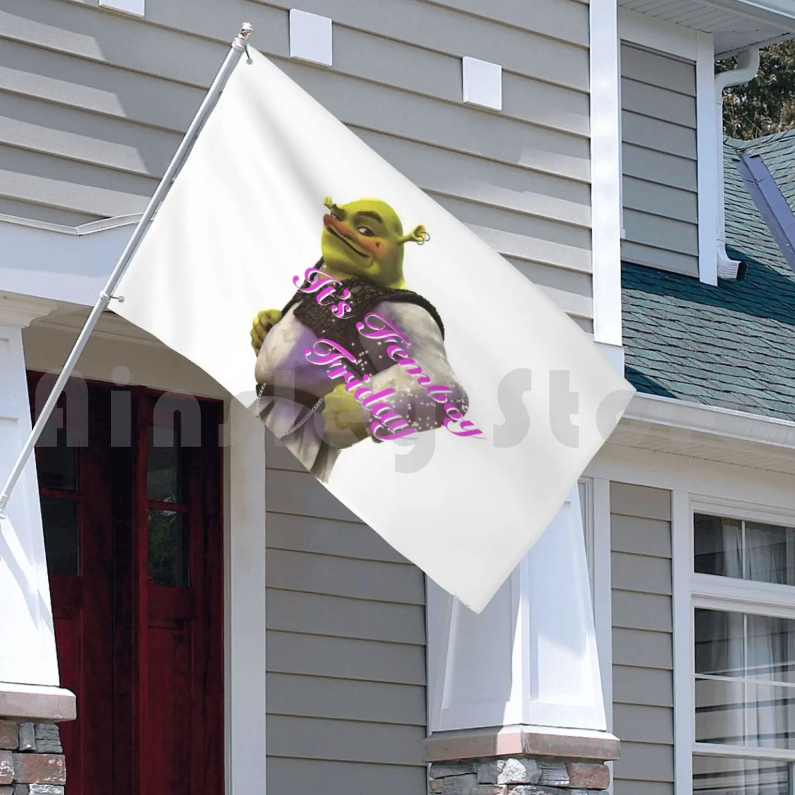 Bandeira do carro bandeira Femboy Shrek Hat Sua Femboy sexta-feira