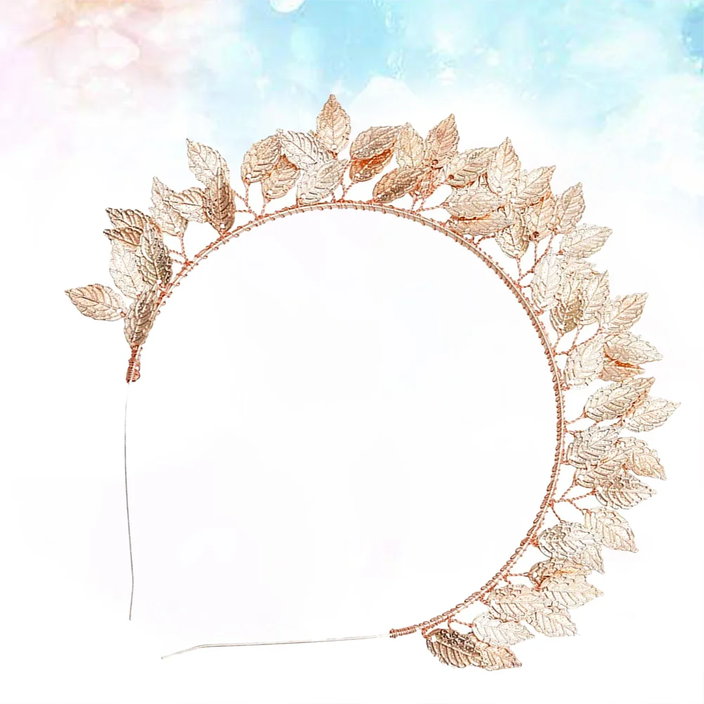 

Leaf Headband Roman Goddess Hair Band Golden Leaves Tiara Headband Wedding Headpiece Headdress Bridal Hair Accessories for
