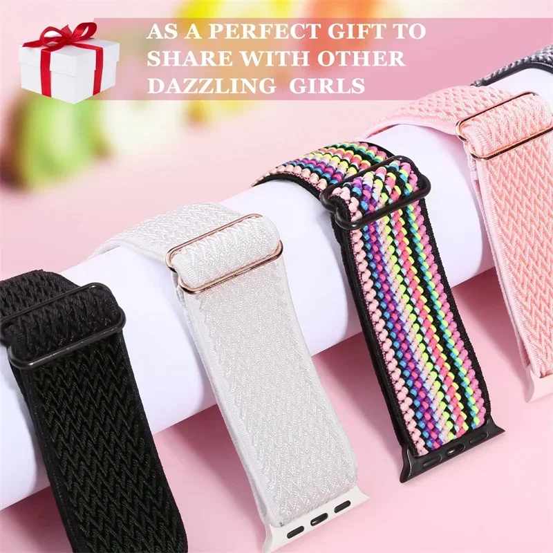 Bohemian Bling Nylon Strap Bracelet