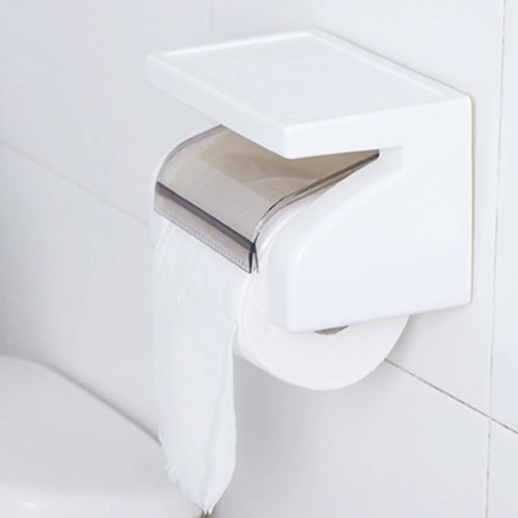 Plastic Toilet Paper Tissue Holder Bathroom Plastic Tissue Box Holder