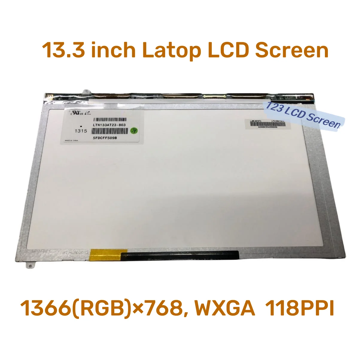 

LTN133AT23-803 13.3 Tela LCD Laptop "Para NP530U3C 530U3B 535U3C 530U3C 532U3C LTN133AT23-B01 LTN133AT23-801 LTN133AT21-001 C01