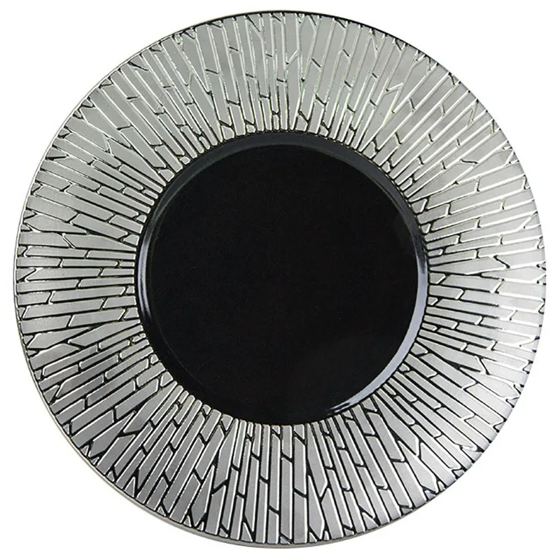 

Serving Plates Luxury Ceramic Nordic Luxury Dinner Plates Household Flat Plate Fruit Plates Vegetable Plate Decorative Dishes